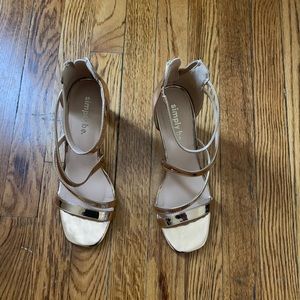 ISO Simple Be Rose Gold Shoes - wide width